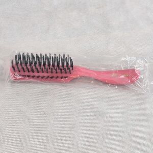 Vintage Tiara #500N Pink Hair Brush 8" Beauty Shop 5 Row Hairdresser Stylist